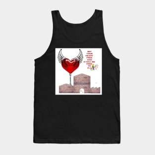 chained heart Tank Top